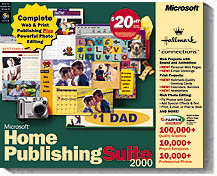 Microsoft Home Publishing Suite 2000